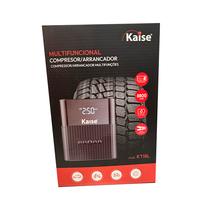 COMPRESOR DE AIRE PORTATIL KAISE KTIL8